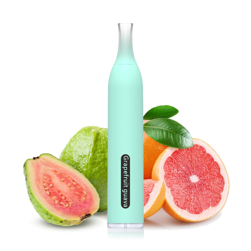 Grapefruit Guava Flavor 2.0ml 400mAh 600 Puff Disposable Vape Pen 18.7x105.2mm